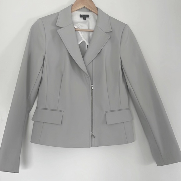 Judith & Charles/Teenflo Stone Grey Jacket Size 10 Suit and Casual in One! - Picture 2 of 6